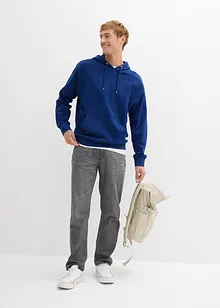 Hettegenser i 100% økologisk bomull, Loose Fit, bonprix