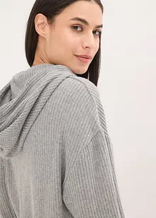 Loungewear-kosedress i mykt ribbemateriale, oversized, bonprix