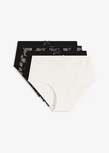 Maxipanty av økologisk bomull (4-pack), bonprix