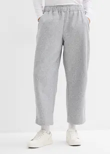 Barrel bukse i ullstil, bonprix