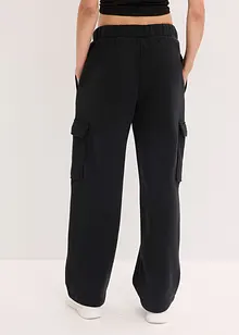 Varmende joggebukse i funksjonsmateriale med vide ben, hurtigtørkende, bonprix