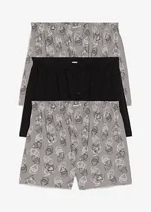 Vid boxershorts med økologisk bomull (3-pack), bonprix
