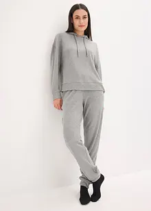 Loungewear-kosedress i mykt ribbemateriale, oversized, bonprix