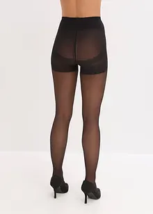 Halvtransparent strømpebukse med komfortkanter og lett kompresjon, 30 DEN, bonprix