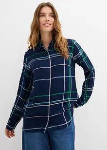 Lang bluse i lett viskose, bonprix