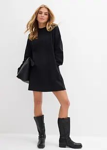 Sweatshirtkjole i 100% bomull, bonprix