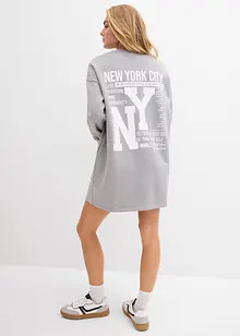 Sweatshirtkjole i 100% bomull, bonprix