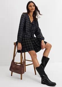 Oversized bluse av  myk viskose, bonprix