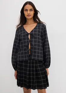 Oversized bluse av  myk viskose, bonprix