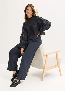 Bluse av strukturert materiale, bonprix