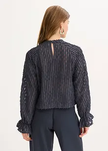 Bluse av strukturert materiale, bonprix