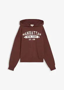 Oversized hettegenser i 100% bomull, bonprix