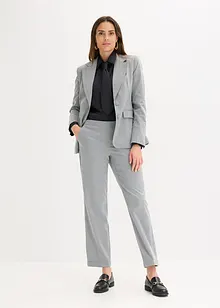 Skjorte i sateng med avtagbart slips (2-delt sett), bonprix