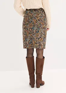 Stretchskjørt med bomull, bonprix