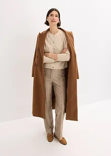 Cardigan med ullandel, bonprix