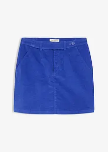 Kort skjørt i kordfløyel, bonprix