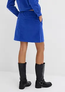 Kort skjørt i kordfløyel, bonprix