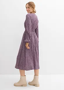 Midikjole i lett viskose, bonprix