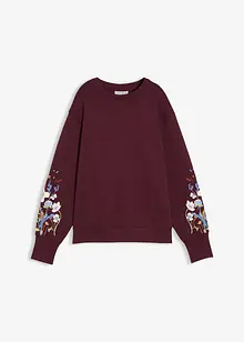 Sweatshirt i bomullsmiks, bonprix