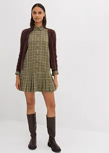 Skjortekjole med rutemønster, bonprix