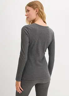 Ribbet termotopp, bonprix