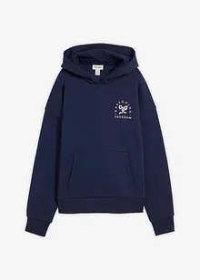 Oversized hettegenser i bomullsmiks, bonprix