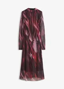 Midikjole i myk mesh, bonprix