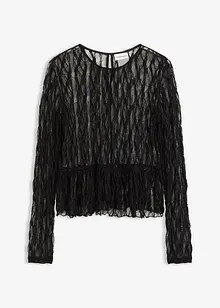 Langermet topp i blondemateriale, bonprix