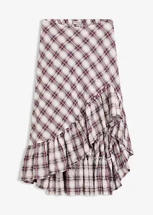 Skjørt med asymmetrisk fald, bonprix