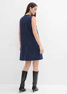 Minikjole i viskosemiks med pinstripes, bonprix