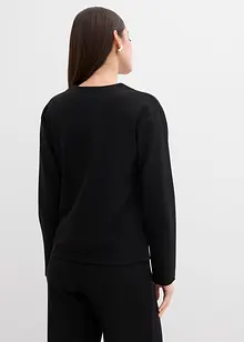 Langermet topp i Punto di Roma-materiale, bonprix