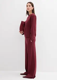 Langermet topp i Punto di Roma-materiale, bonprix