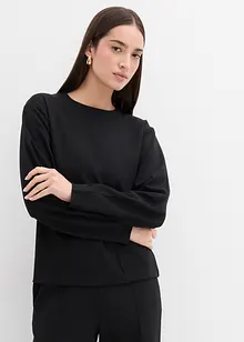 Langermet topp i Punto di Roma-materiale, bonprix