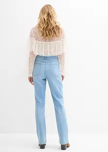 Straight Jeans High Waist med lommedetaljer, bonprix