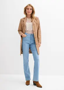 Straight Jeans High Waist med lommedetaljer, bonprix