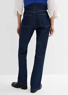 Straight Jeans, High Waist, Long av økologisk bomull, bonprix