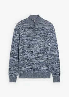 Melert troyer-genser av myk bomullsmiks, bonprix