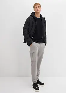 Langermet shirt i elastisk bomullsmiks, Slim Fit, bonprix