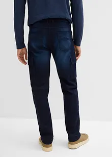 Regular Fit-joggejeans i cargomodell med komfortlinning, Straight, bonprix