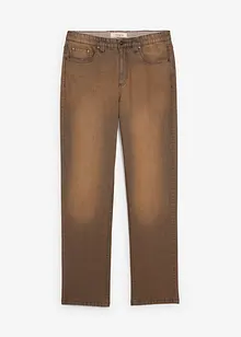Classic fit-jeans i lett materiale med stretch, komfortlinning og vintage-vask, bonprix
