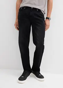 Regular Fit-jeans i 100% bomull med komfortlinning, Straight, bonprix