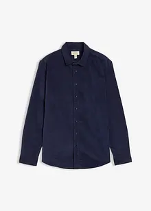 Myk kordfløyelsskjorte av resirkulerbar økologisk bomull, bonprix