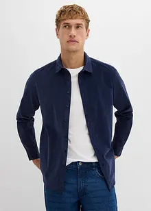 Myk kordfløyelsskjorte av resirkulerbar økologisk bomull, bonprix