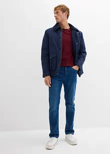 Classic Fit-jeans av myk sweat-denim med komfortlinning, Straight, bonprix