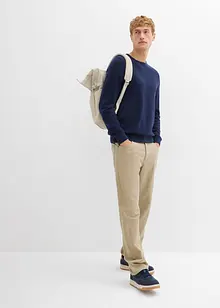 Finstrikket genser med utsøkt merinoull, bonprix