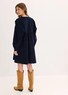 Kordfløyelkjole av bomull, bonprix