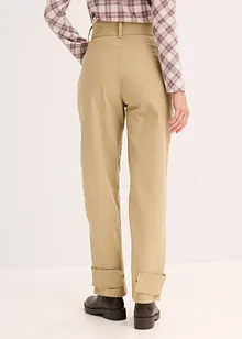 Twillbukse med høyt liv, bonprix