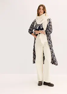 Vi kordfløyelbukse med knytebelte, bonprix