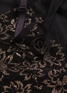 Shape-body med glittergarn, lett formende, bonprix