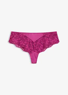 String-panty materiale med glans, bonprix